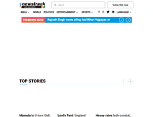Tablet Screenshot of newstrack.com